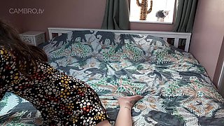 Amateur Webcam Teen Flashes Masturbates