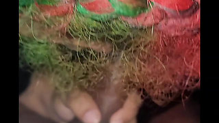 Christmas Hair Blowjob