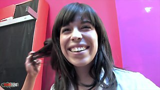 Porn Casting with skinny young spanish babe Ina Cherry - MMM100