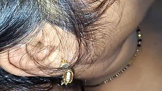 HorneySonu Indian Desi Blowjob and Cumshot on Boobs Telugu Homemade