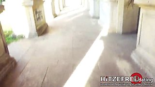 HOT OUTDOOR FUCK with MILF Zara Mendez! HITZEFREI.dating