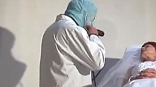 LFAP - French hairy mature bride ass pounded and fist fucked at the doctor