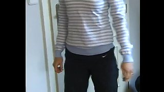 Amateur Teen Lenka First Time Porn Casting - 18 Year Old Brunette College Babe Strips Naked