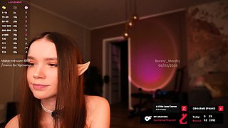 Busty teen brunette fucks big black cock