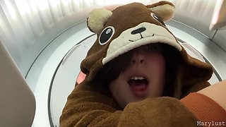 My Stepsister Got Stuck In The Dryer I Took Advantage And Fucked Her But In The End She Took Control