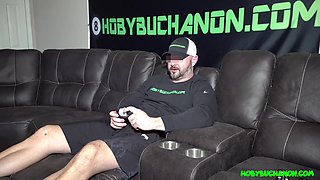 Kitt Lacey Face Fucked & Squirts On Guy Playing Video Game - Hoby Buchanon