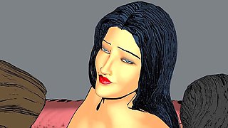 Strict stepmom Neha Bhabhi getting wild with her friend's son