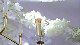 The secret in the bridal shop ~ A is inserted into the hairless tender pussy of the sister-in-law with !