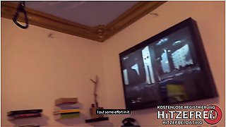 Public Pickup: Brunette Bratty Slut From Germany - Lullu Gun And Deutsche Amateure