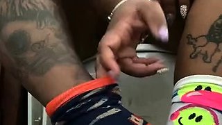Amateur Foot Fetish Girlfriend Sucks and gives a Footjob
