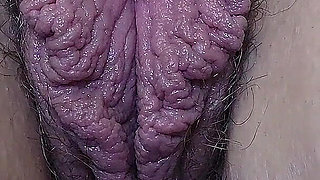 Upclose Fat Swollen Pussy Driping & Creamy Masturbation - Intense Orgasm