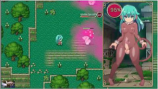 Dungeon Quest - Lesbian Futanari Caught In A Mushrom Girl Harem