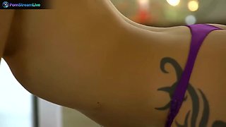 Chesty dark haired Jynx Maze perfect anal sesh