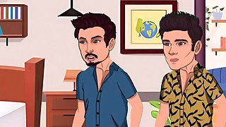 Hot Indian Bhabhi Takes Two Big Cocks in Her Holes - Hardcore Threesome DP - Part 2