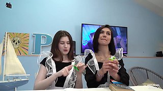 Attractive Russian teens mind-blowing adult video