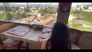 I Fuck My Wife's Stepdaughter at Home While She's Not Home, I Cum in Her Mouth. Homemade Mexican