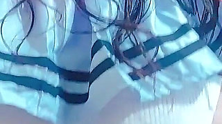 I Lifted My Pleated Skirt to Rub Myself Against Him and Squeeze All the Milk Out of Him