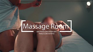 Ep.25 Thai Oil Massage Room Oil Massage Master Knows How to Mark Her Squirt and Cum Hard