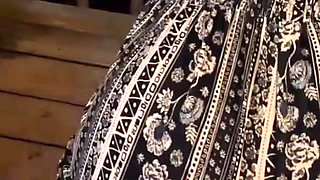 wife shaking and grinding her ass on the porch