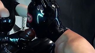 KinkyMistresses - Latex Lucy - Suck My XXL Strap-On