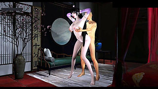 Animated Goddess of Envy Flames - 3D Animation Hentai