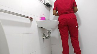 Caser Camera Records Nurse in Bathroom