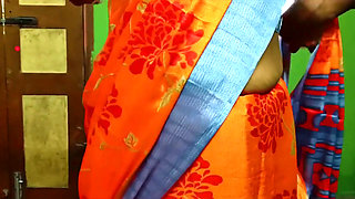 Ammu After Bath Dress Changing Showing Boobs