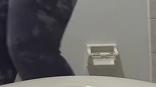 Desperate for a Pee Pissing in the Toilet POV