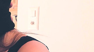 Huge Cumshot on Girlfriends Ass - Huge Strapon in Boyfriends Ass with a Hands Free Cumshot