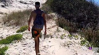 Tourist Asks For Information And Makes Hot Fuck On The Beach