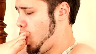 Naughty blonde femdom fetish hottie rams ass with strapon