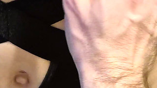 Real Cheating Wife with Pulsating Creampie