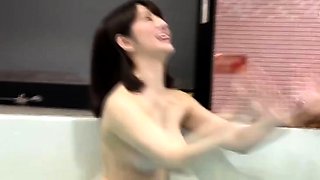 Japanese couples have group sex at a bath house