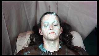 FAKE BukkakeHomemade facial. IF YOU DONT LIKE FAKE CUM WATCH SOMETHING ELSE!!! NOBODY WANTS YOUR NEGATIVITY IN OUR COMMENTS
