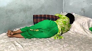 I see my Bhabhi lying on my bed I hugged her and started fucking her ass
