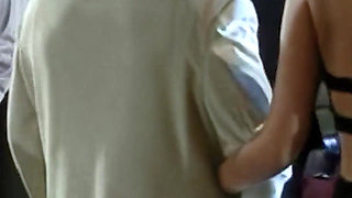 Party Blonde Gets Anal in Host's Bedroom