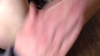 Oiled Pussy Labia Spanking and Red Ass Punishment