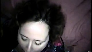 Girl Gives Blowjob, Hubby Delivers Big Facial