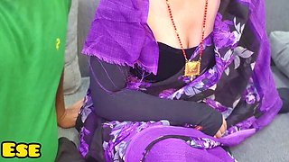 Desi Aunty Homemade Hindi Audio - Sammy Sins Fucks Chubby Indian Aunty Doggy Style & Missionary Rough Sex Full HD