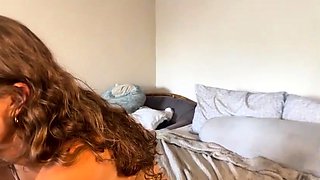 Big boobs milf masturbates with her dildo