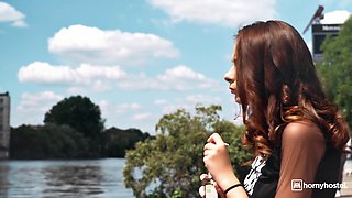 Victoria J's Teen Vlogger Overwhelmed in a Russian Hostel Room