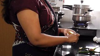 I Fucked Neighbor's Wife in Kitchen While She Cooking - Full Length Video After One Million Views