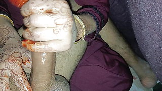 My girlfriend massaged my dick on new year.x