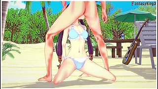 Mona Blowjob On The Beach 1 Genshin Impact Full & Pov On Patreon: Fantasyking3