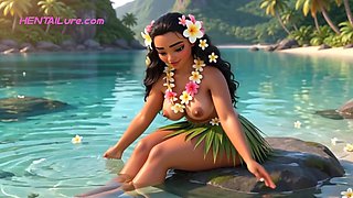 Big Ass Beauty Moana Fucked In Group By Tribal Villagers