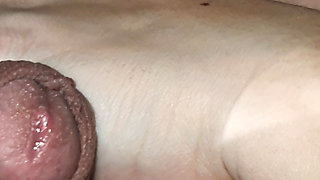 Step mom saw step son big dick in erection and handjob his cock