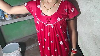 Indian Wife In Bathroom Reverse Cowgirl Creampie Riding On BigDick