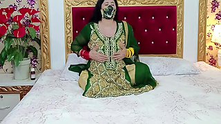 Beautiful Pakistani Bride Masturbation In Wedding Dress With Clear Hindi&urdu Dirty Talking