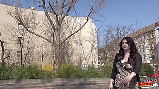 German Scout - Curvy Big Ass Saggy Tits German Teen Elisa18 Talk to Cheating Casting Fuck