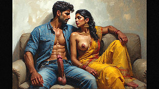 Bitch fucking with her boy bestfriends in her home as her boyfriend comes and joins and bangs her wet pussy